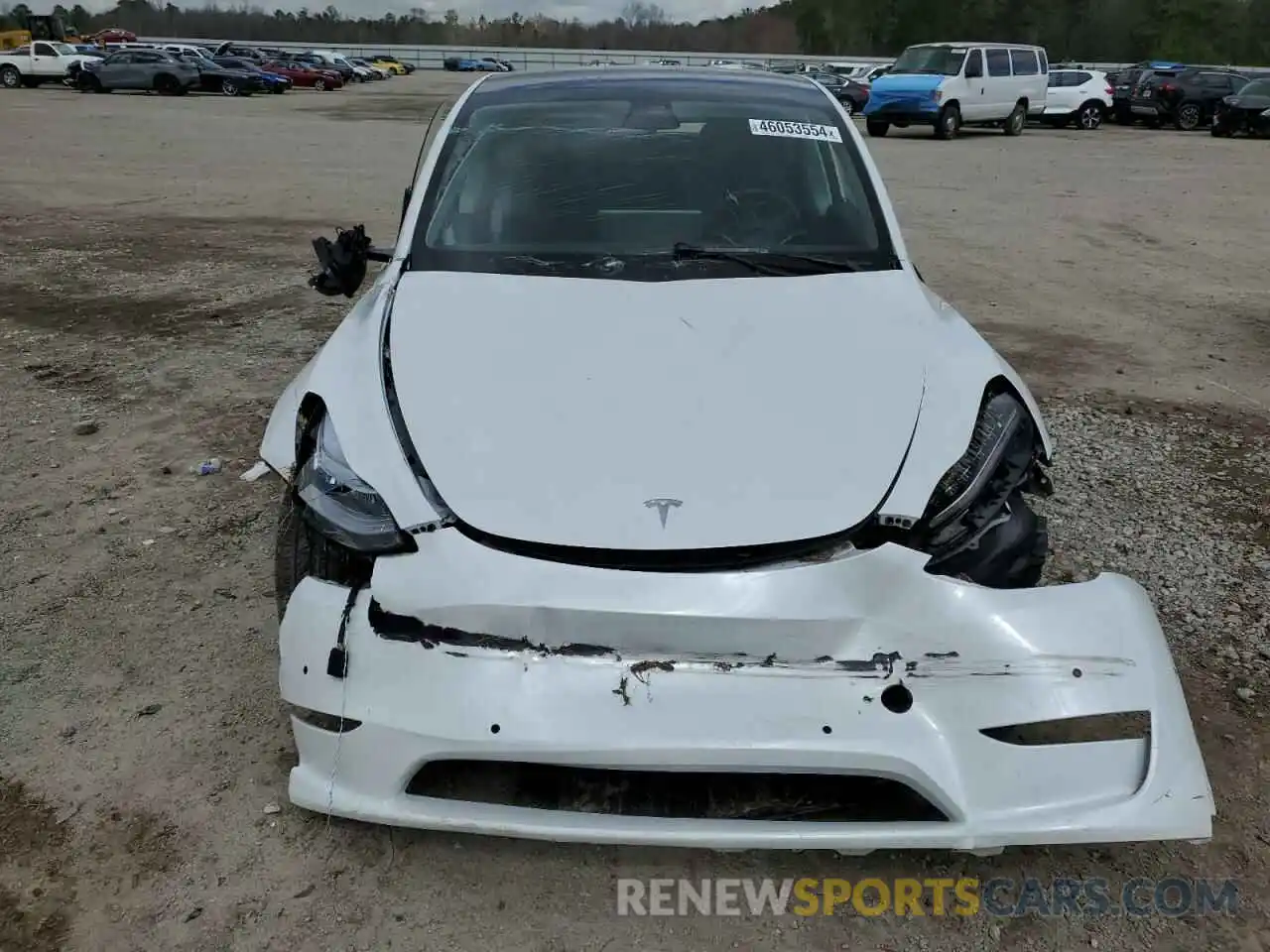 5 Photograph of a damaged car 7SAYGDEE1NF490650 TESLA MODEL Y 2022