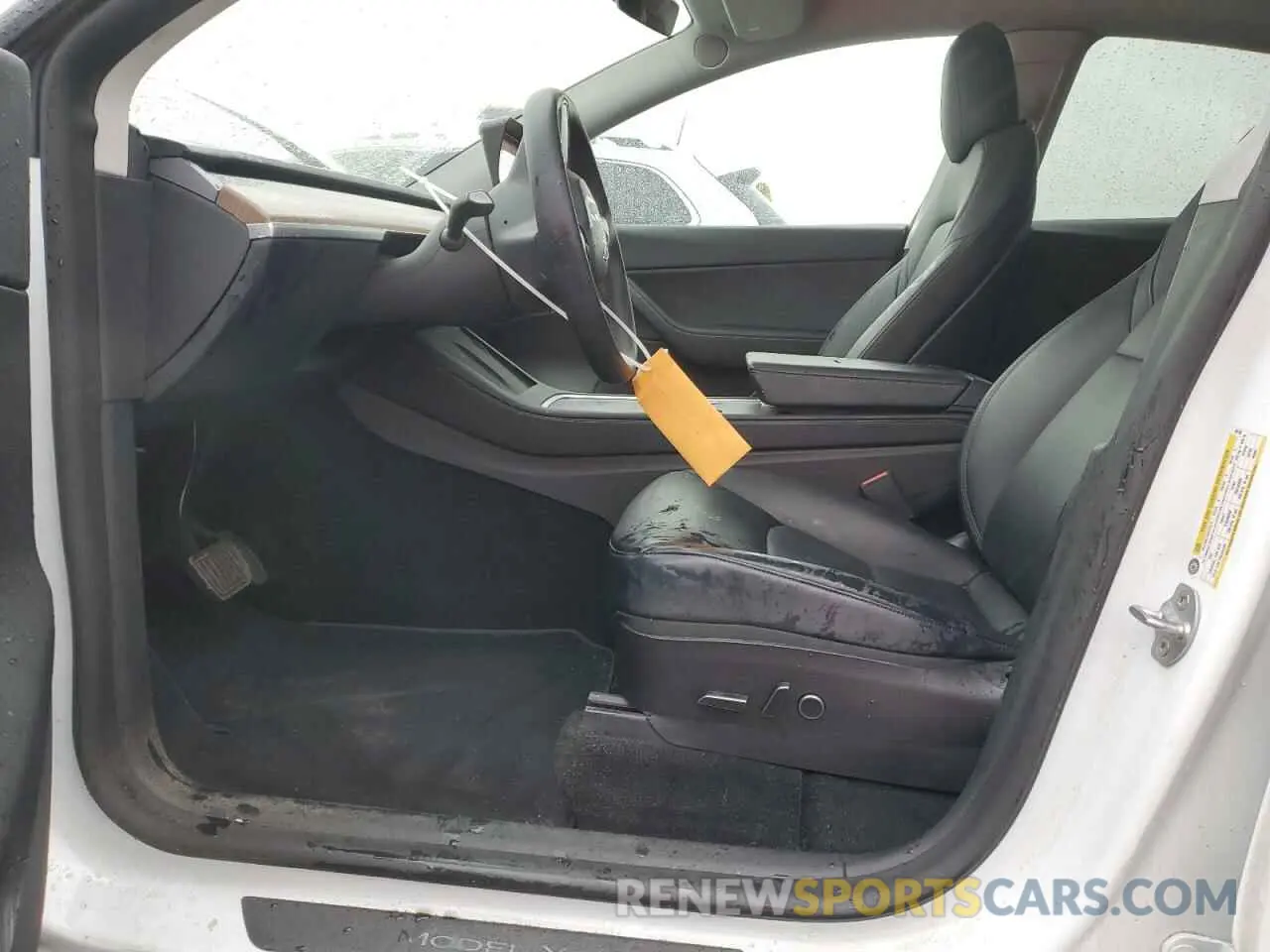 7 Photograph of a damaged car 7SAYGDEE1NF491488 TESLA MODEL Y 2022
