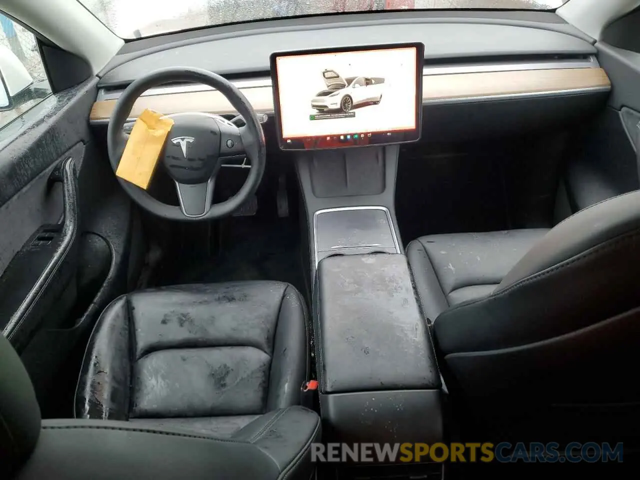 8 Photograph of a damaged car 7SAYGDEE1NF491488 TESLA MODEL Y 2022