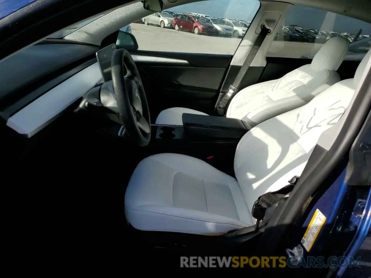 7 Photograph of a damaged car 7SAYGDEE1NF532914 TESLA MODEL Y 2022