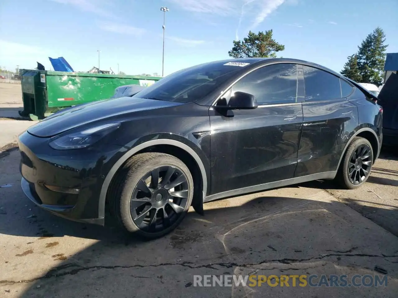 1 Photograph of a damaged car 7SAYGDEE1NF543623 TESLA MODEL Y 2022