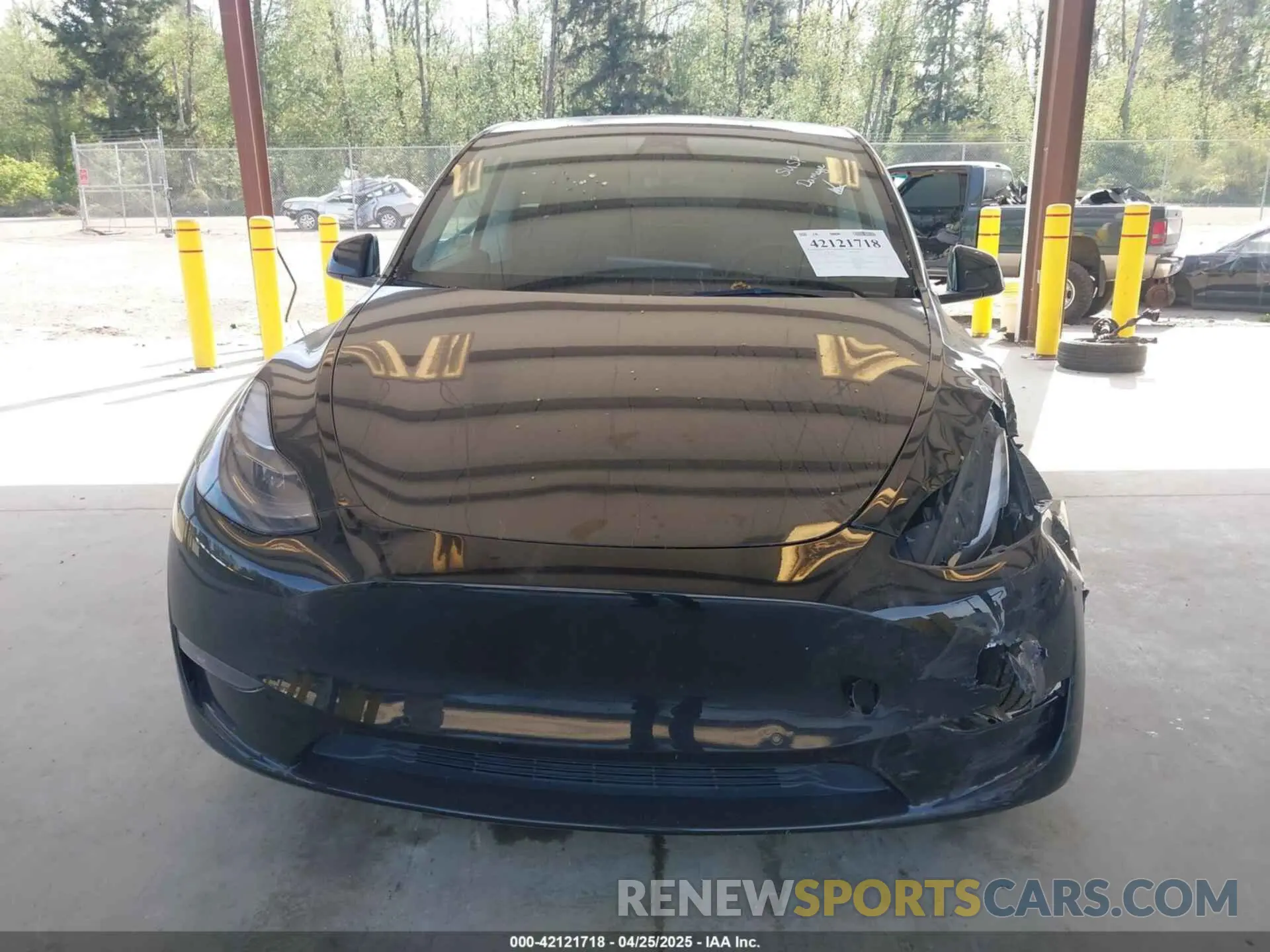 12 Photograph of a damaged car 7SAYGDEE1NF550202 TESLA MODEL Y 2022