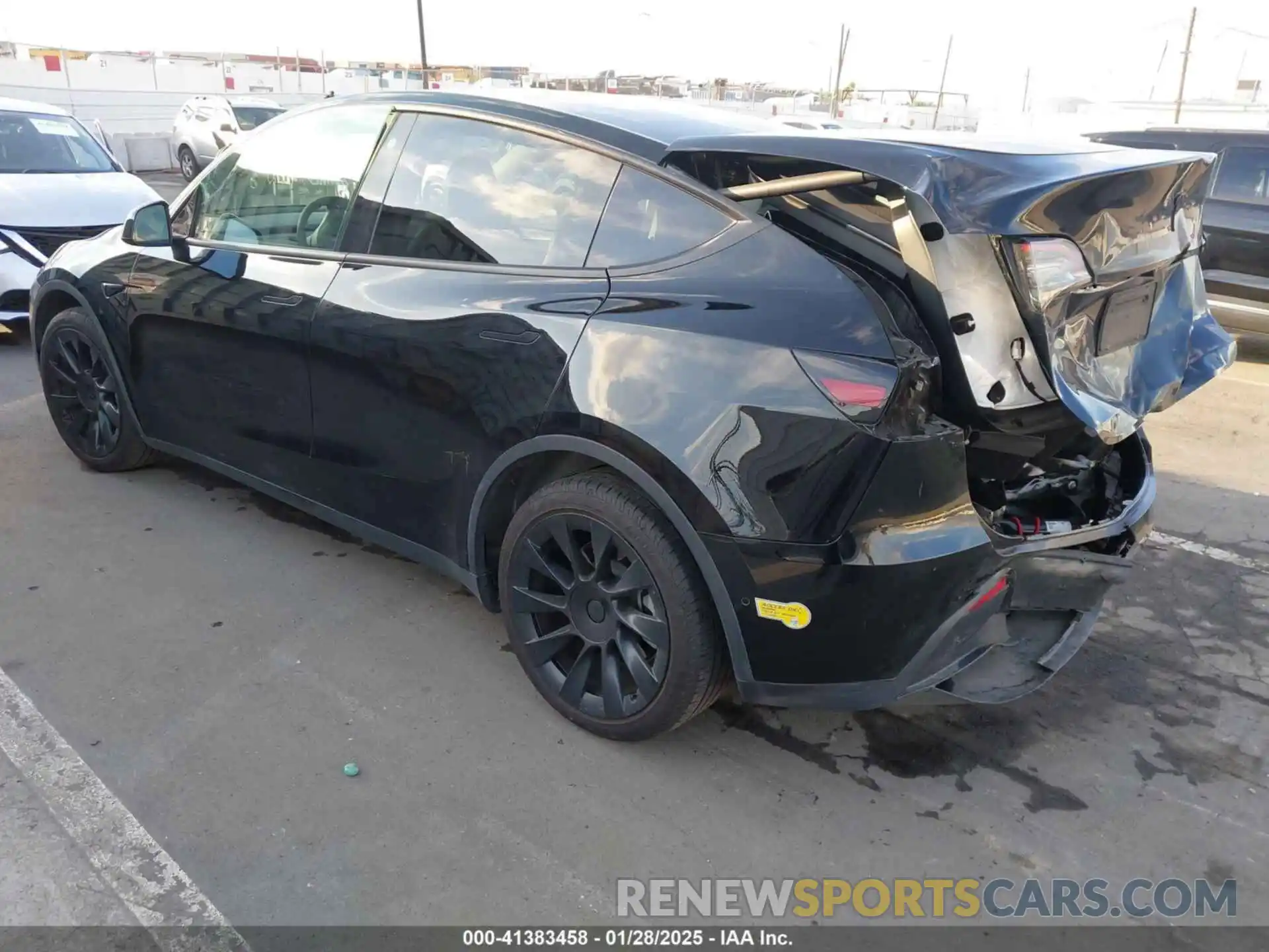 3 Photograph of a damaged car 7SAYGDEE1NF556615 TESLA MODEL Y 2022