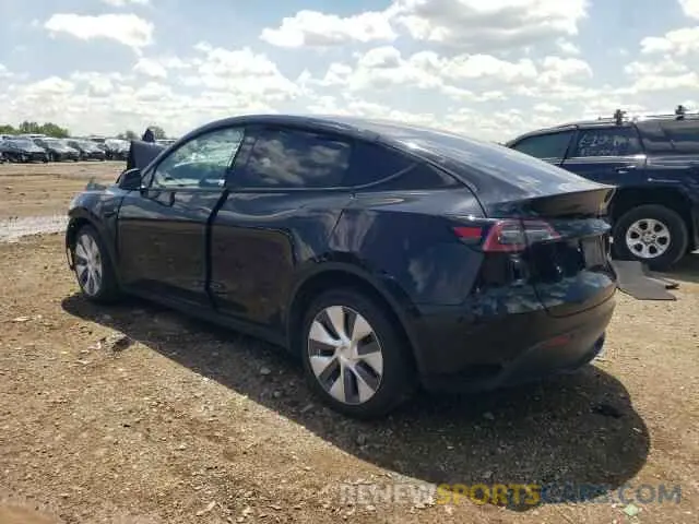 2 Photograph of a damaged car 7SAYGDEE2NA008622 TESLA MODEL Y 2022