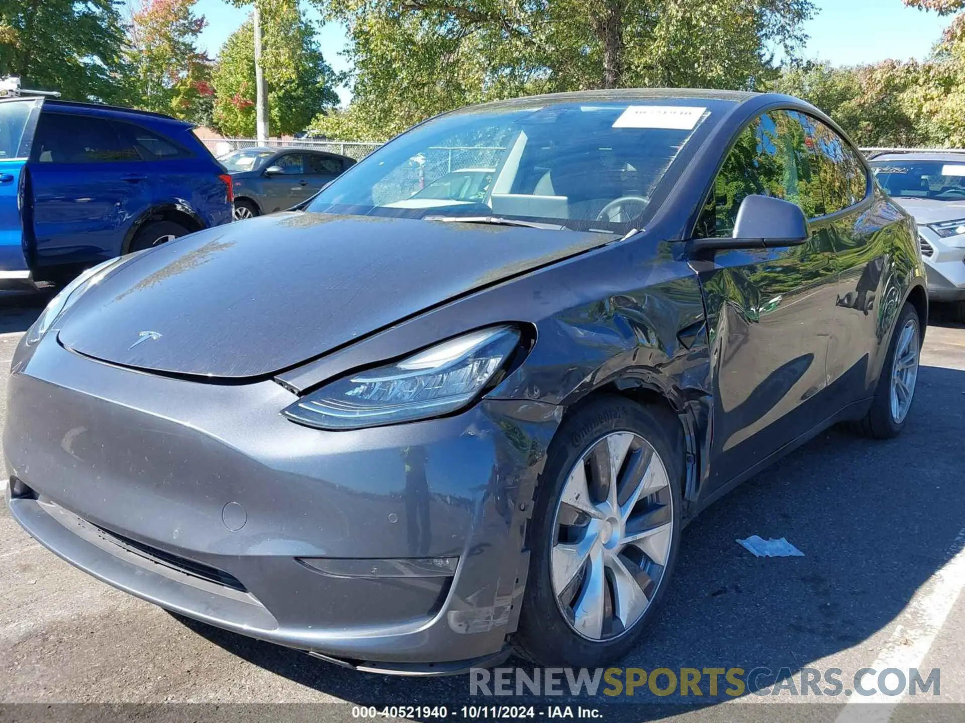 2 Photograph of a damaged car 7SAYGDEE2NA015134 TESLA MODEL Y 2022