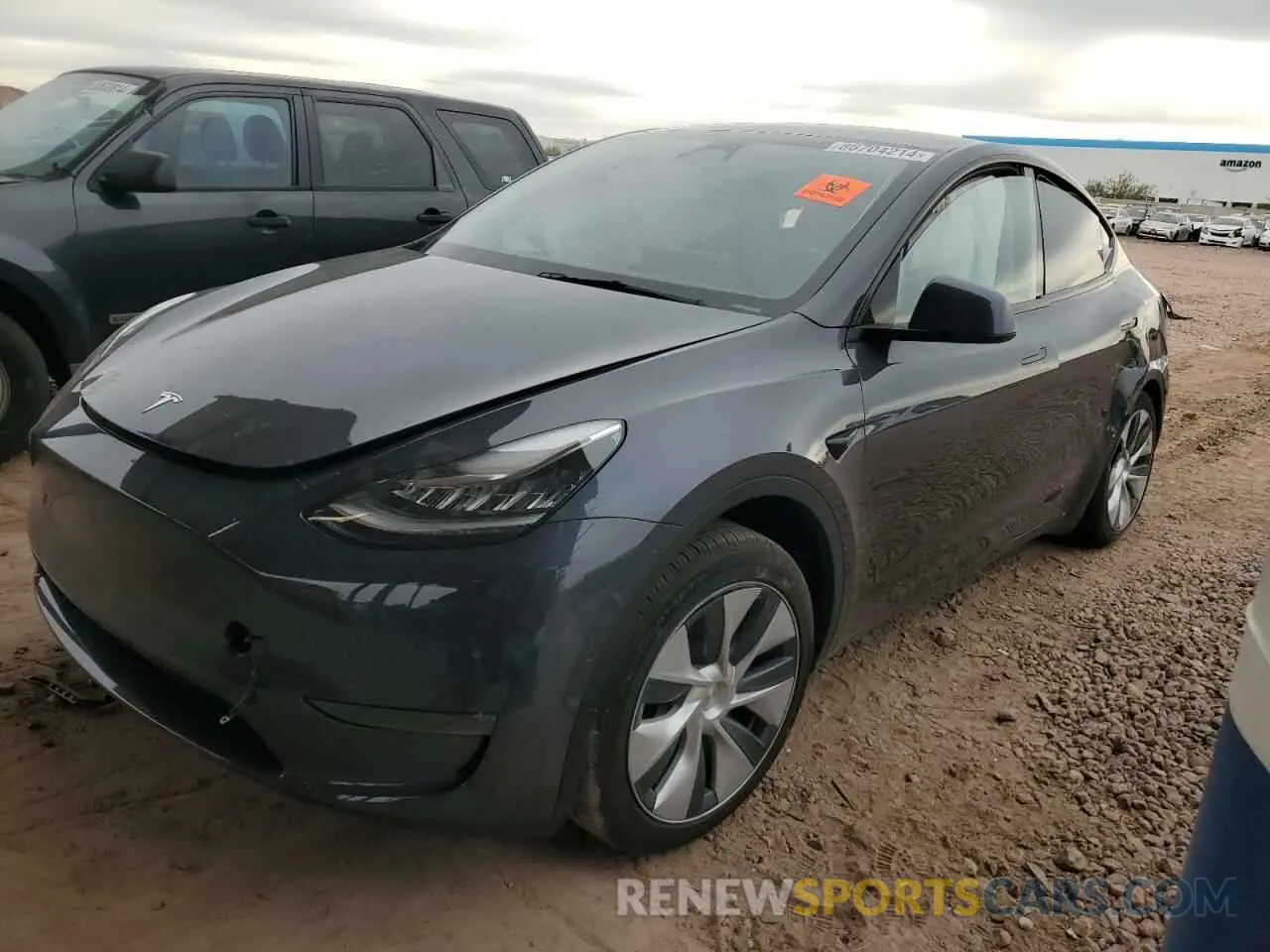 1 Photograph of a damaged car 7SAYGDEE2NA015277 TESLA MODEL Y 2022