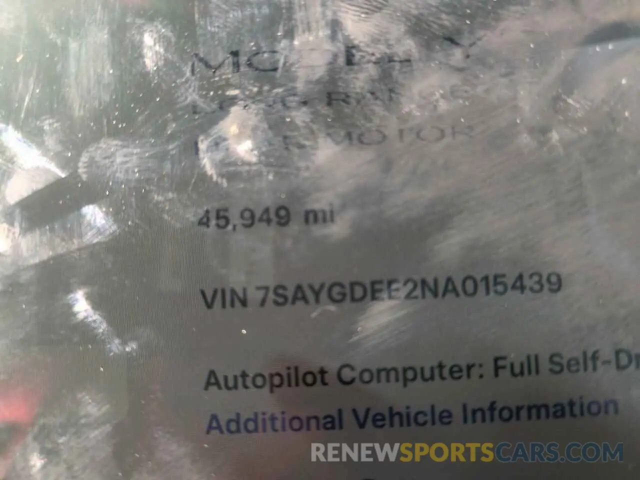 9 Photograph of a damaged car 7SAYGDEE2NA015439 TESLA MODEL Y 2022