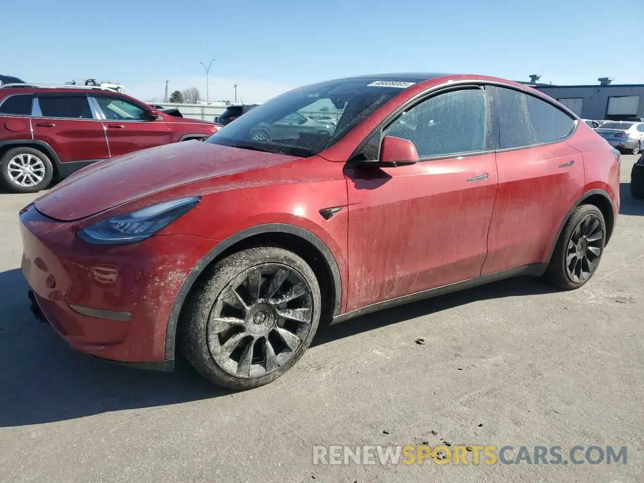 1 Photograph of a damaged car 7SAYGDEE2NA021645 TESLA MODEL Y 2022