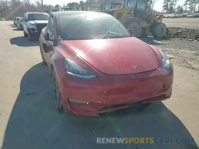 11 Photograph of a damaged car 7SAYGDEE2NA021645 TESLA MODEL Y 2022