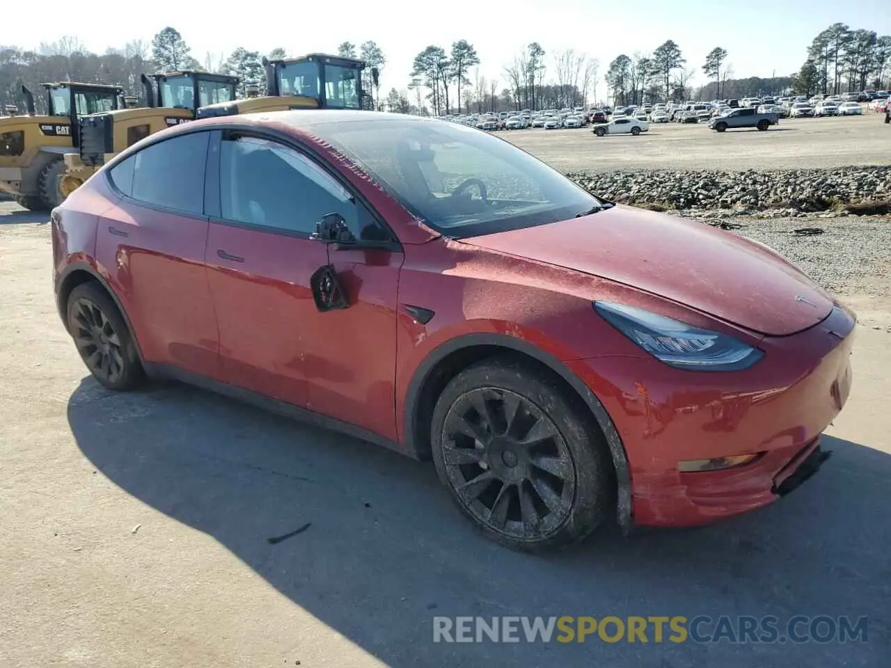 4 Photograph of a damaged car 7SAYGDEE2NA021645 TESLA MODEL Y 2022