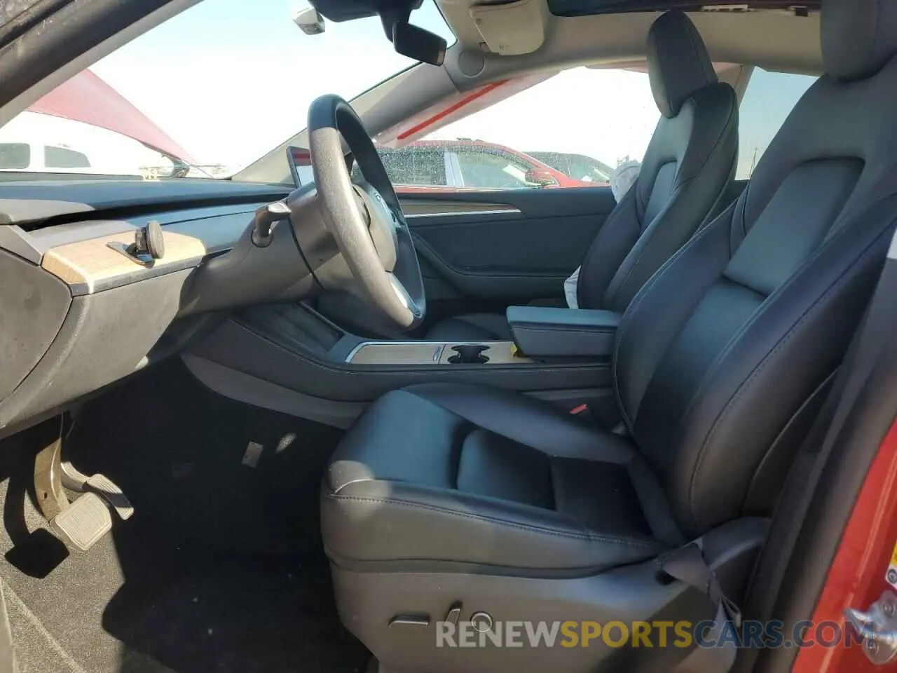 7 Photograph of a damaged car 7SAYGDEE2NA021645 TESLA MODEL Y 2022