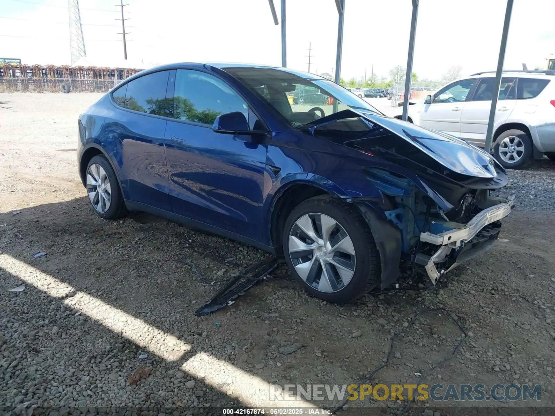 1 Photograph of a damaged car 7SAYGDEE2NF306932 TESLA MODEL Y 2022