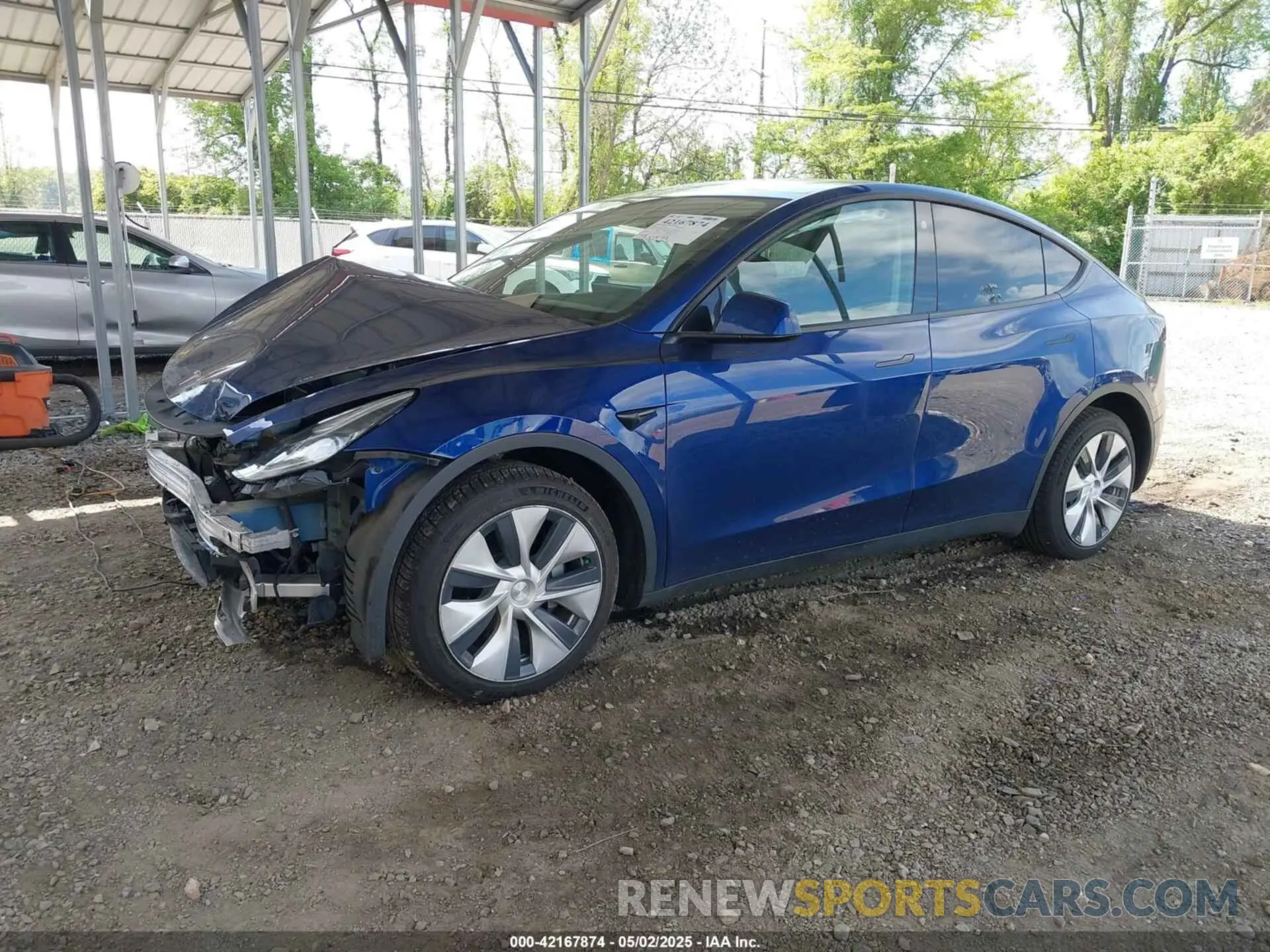 2 Photograph of a damaged car 7SAYGDEE2NF306932 TESLA MODEL Y 2022