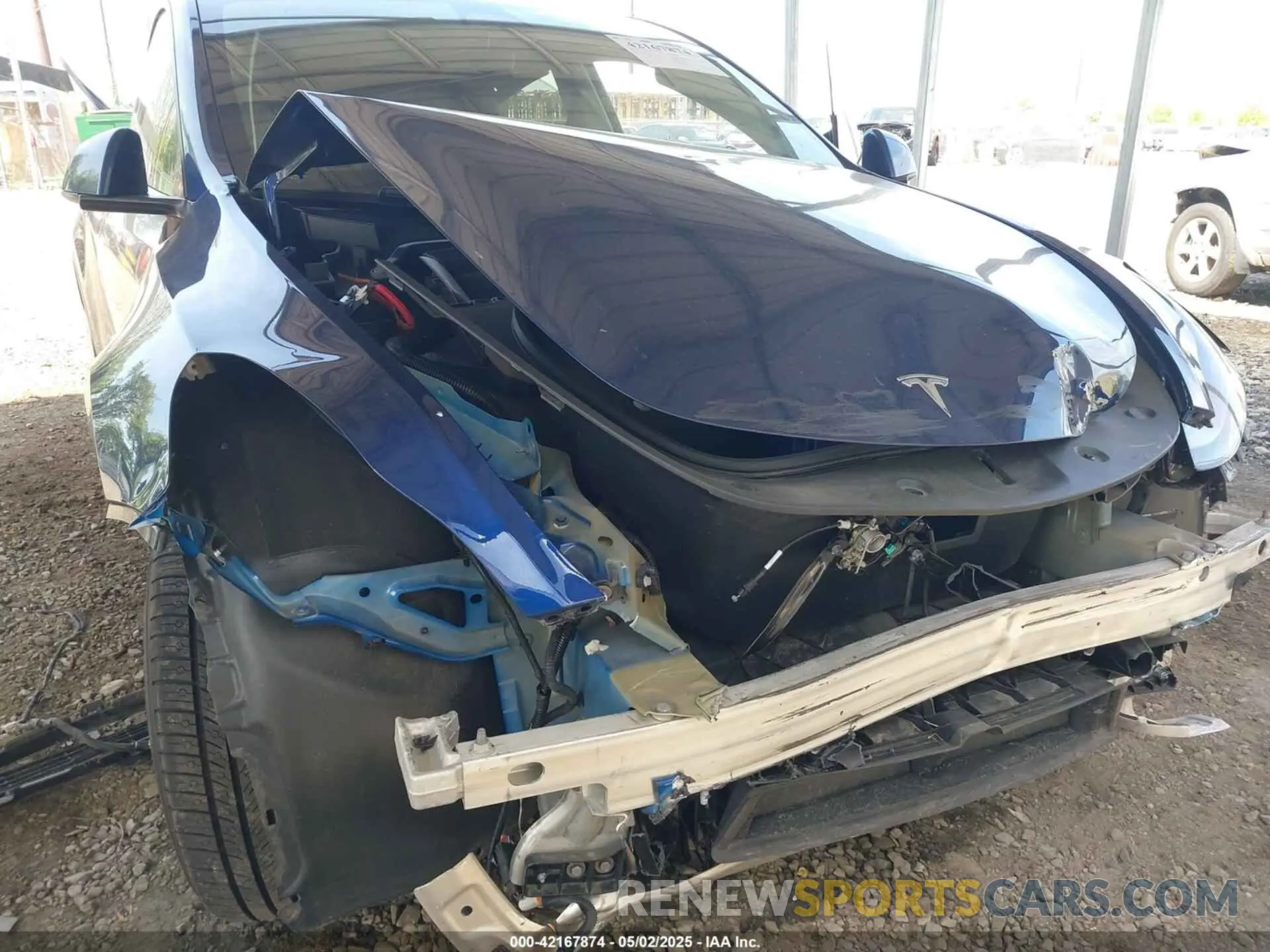 6 Photograph of a damaged car 7SAYGDEE2NF306932 TESLA MODEL Y 2022