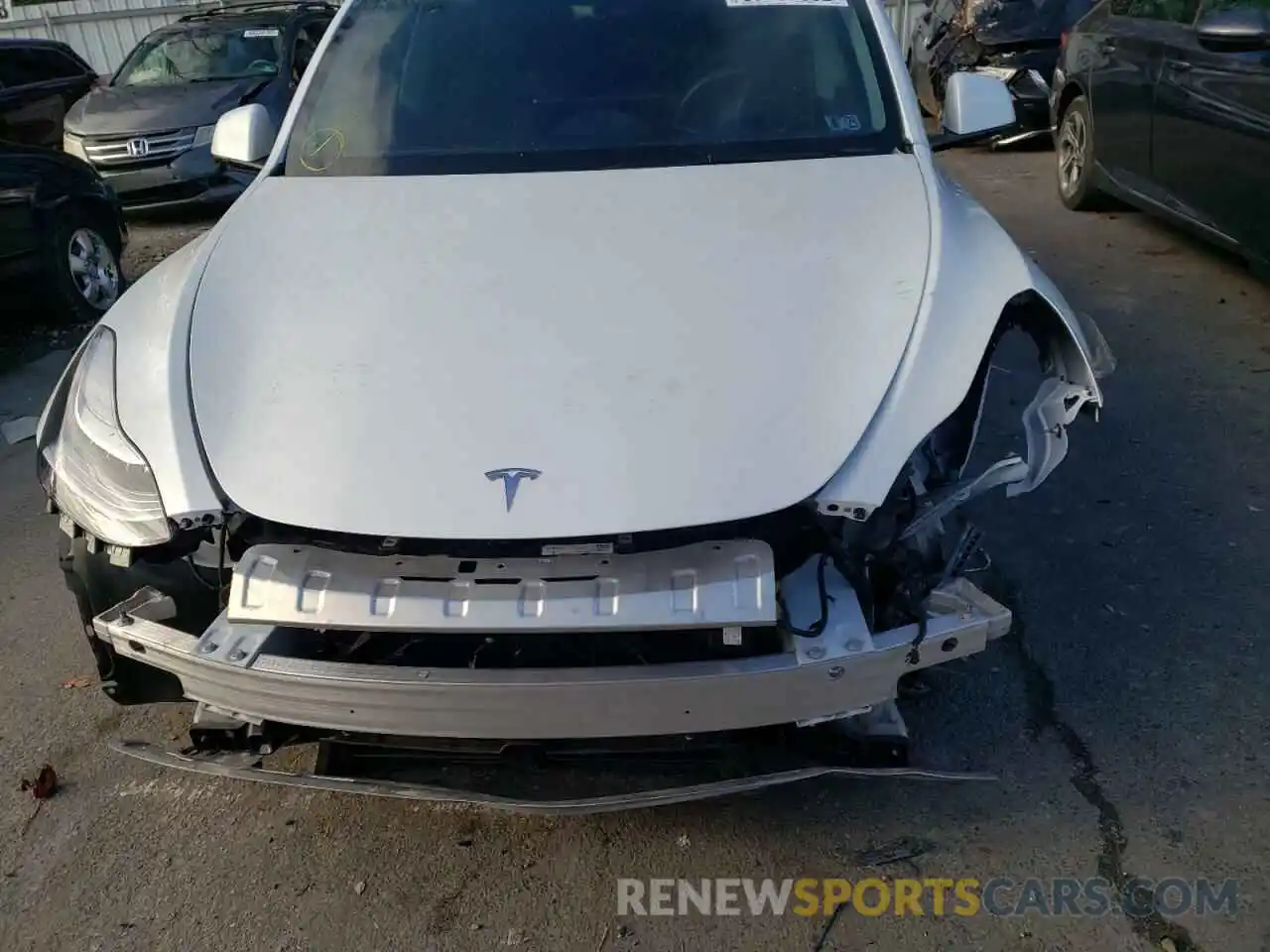 5 Photograph of a damaged car 7SAYGDEE2NF308941 TESLA MODEL Y 2022