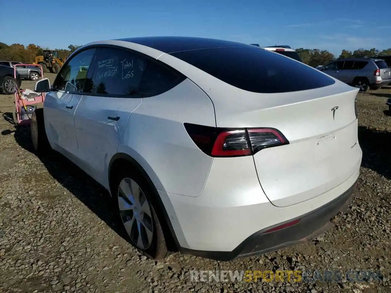 3 Photograph of a damaged car 7SAYGDEE2NF315372 TESLA MODEL Y 2022