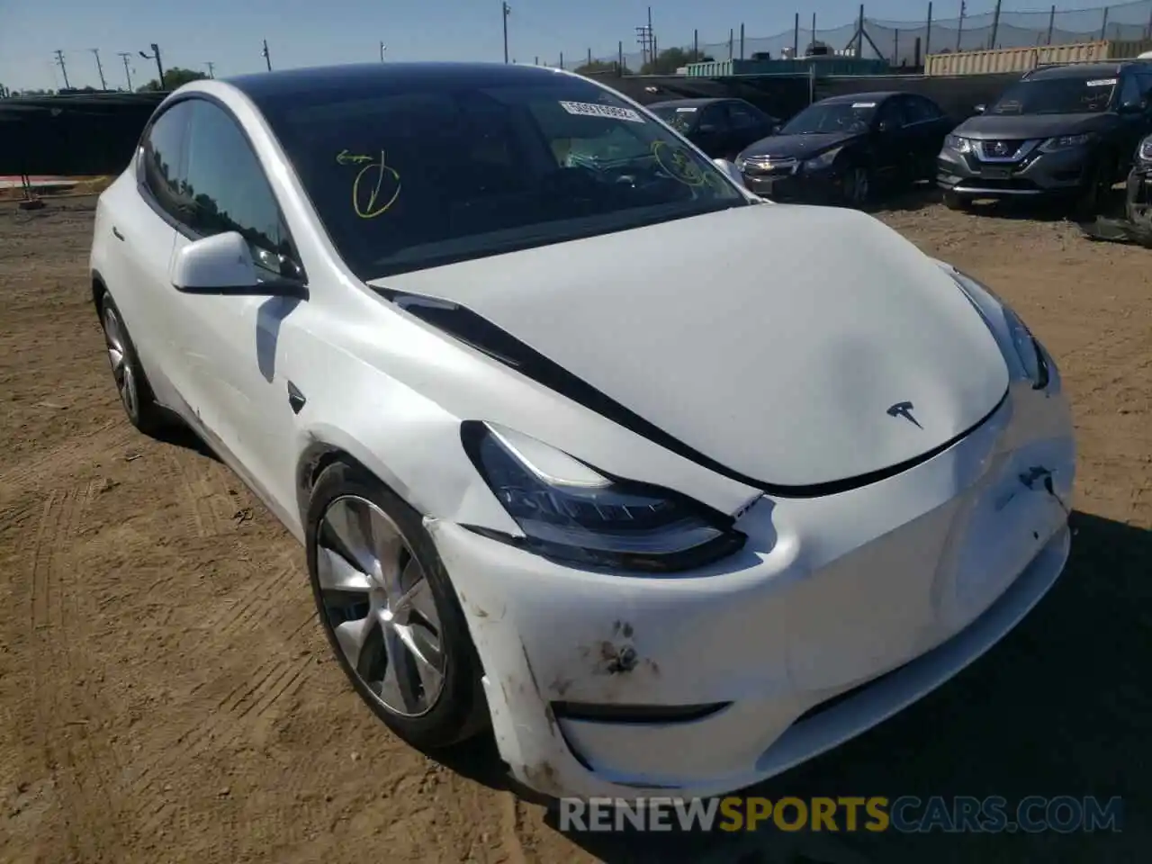 1 Photograph of a damaged car 7SAYGDEE2NF321611 TESLA MODEL Y 2022