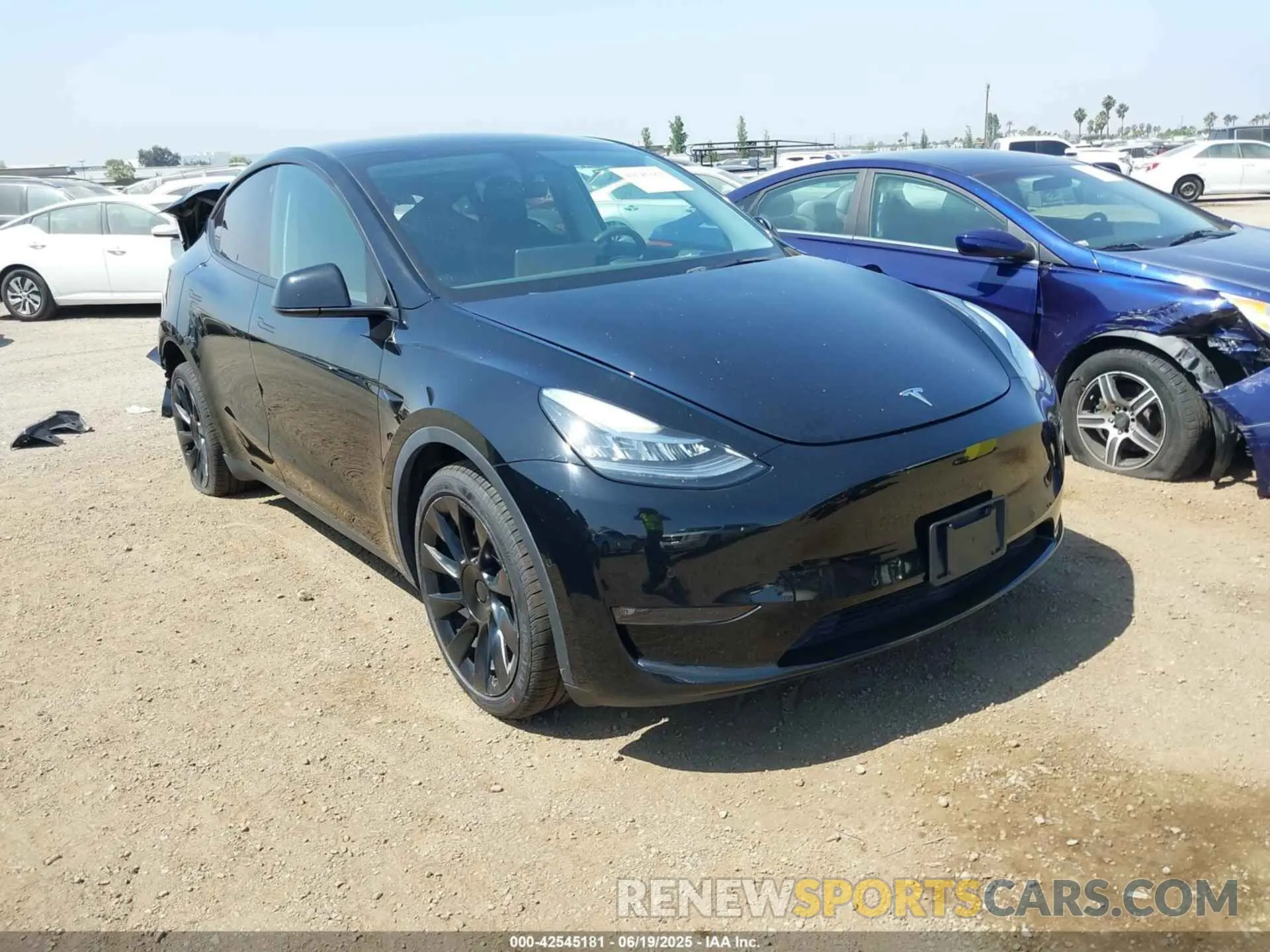 1 Photograph of a damaged car 7SAYGDEE2NF359405 TESLA MODEL Y 2022