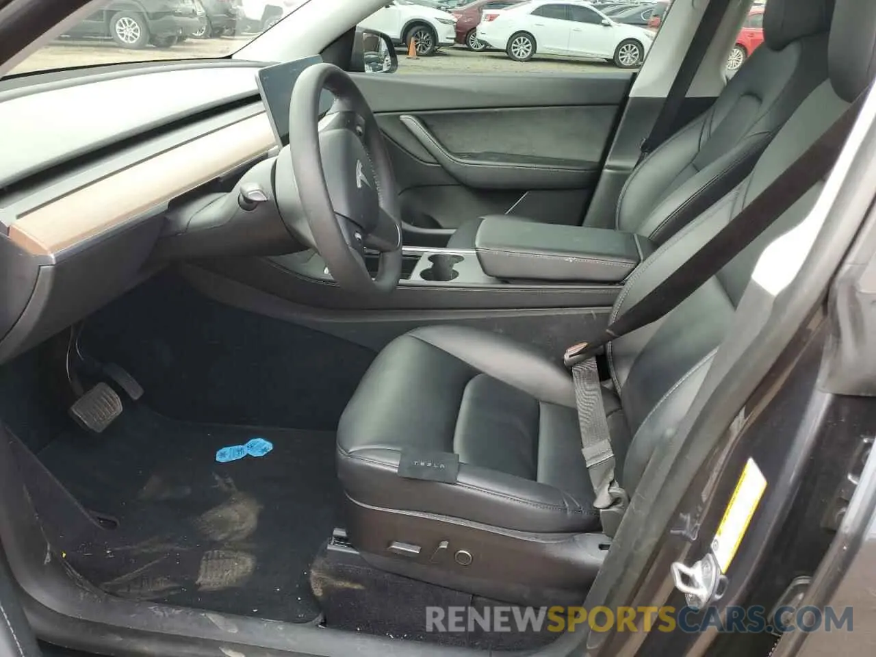 7 Photograph of a damaged car 7SAYGDEE2NF368539 TESLA MODEL Y 2022