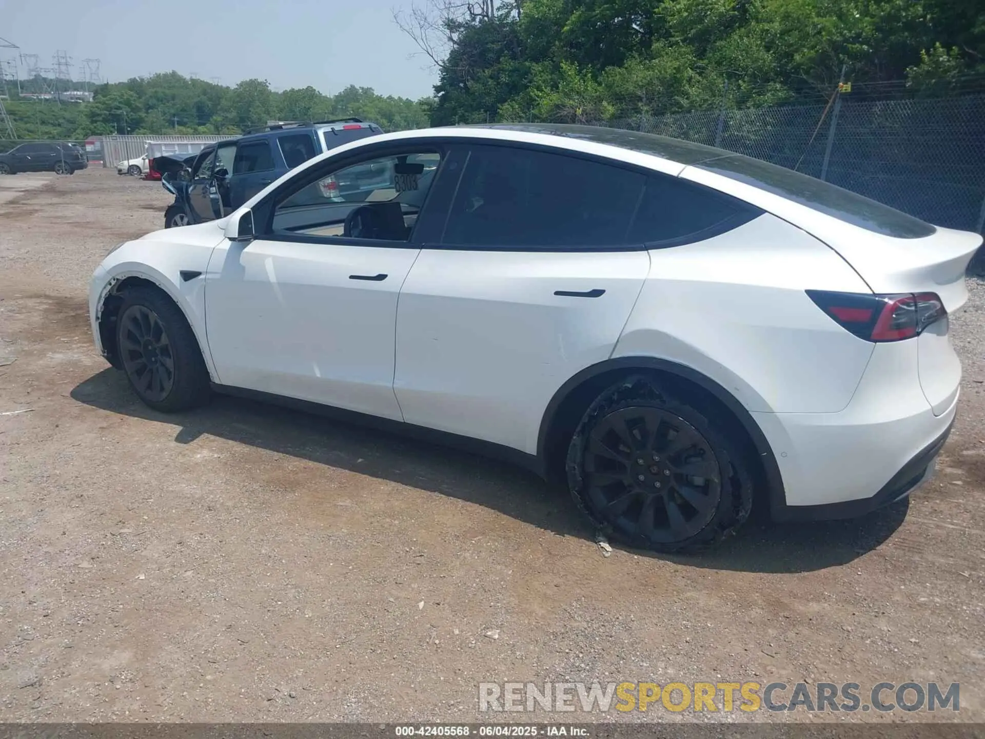3 Photograph of a damaged car 7SAYGDEE2NF385597 TESLA MODEL Y 2022