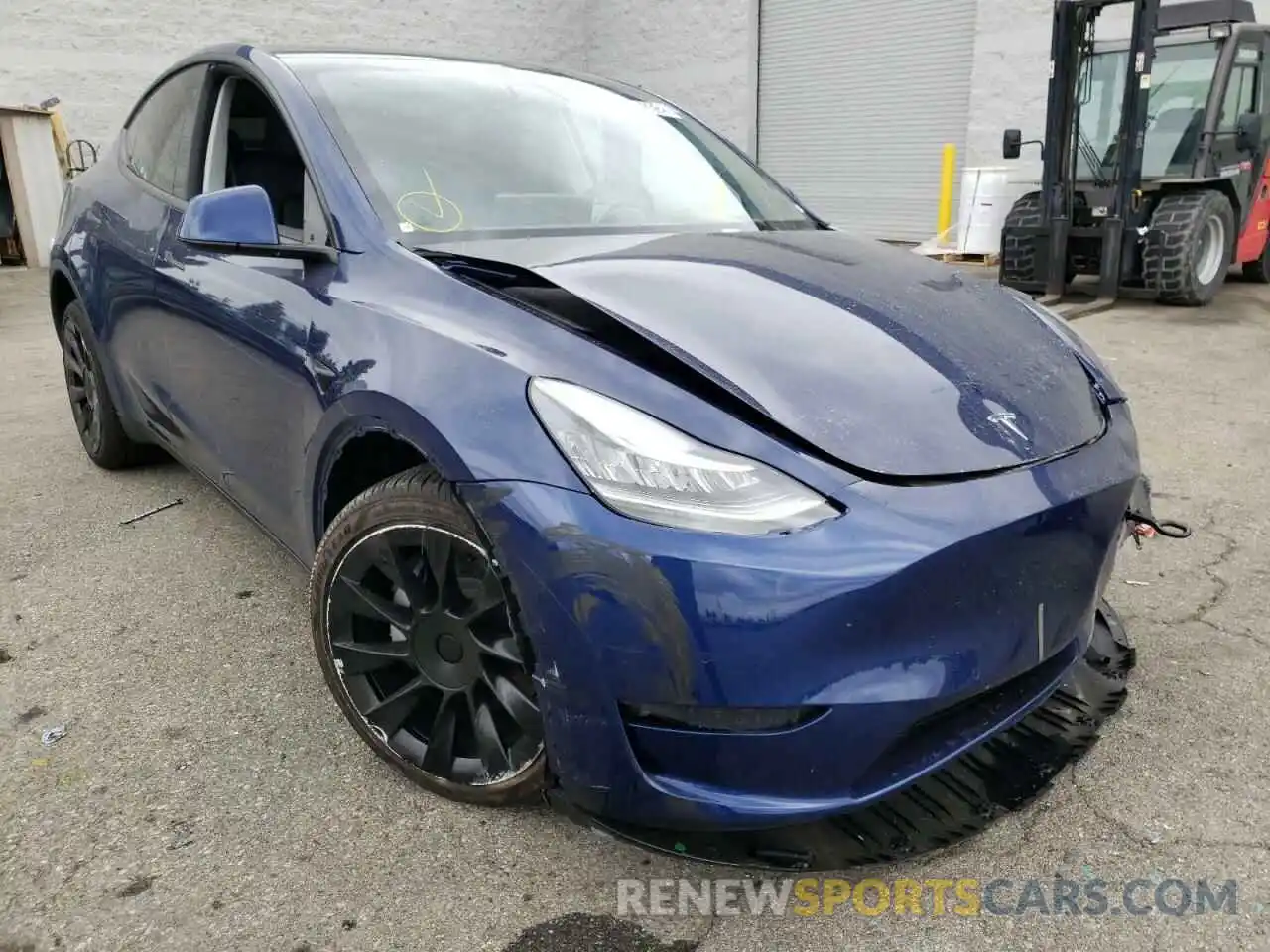 1 Photograph of a damaged car 7SAYGDEE2NF386393 TESLA MODEL Y 2022