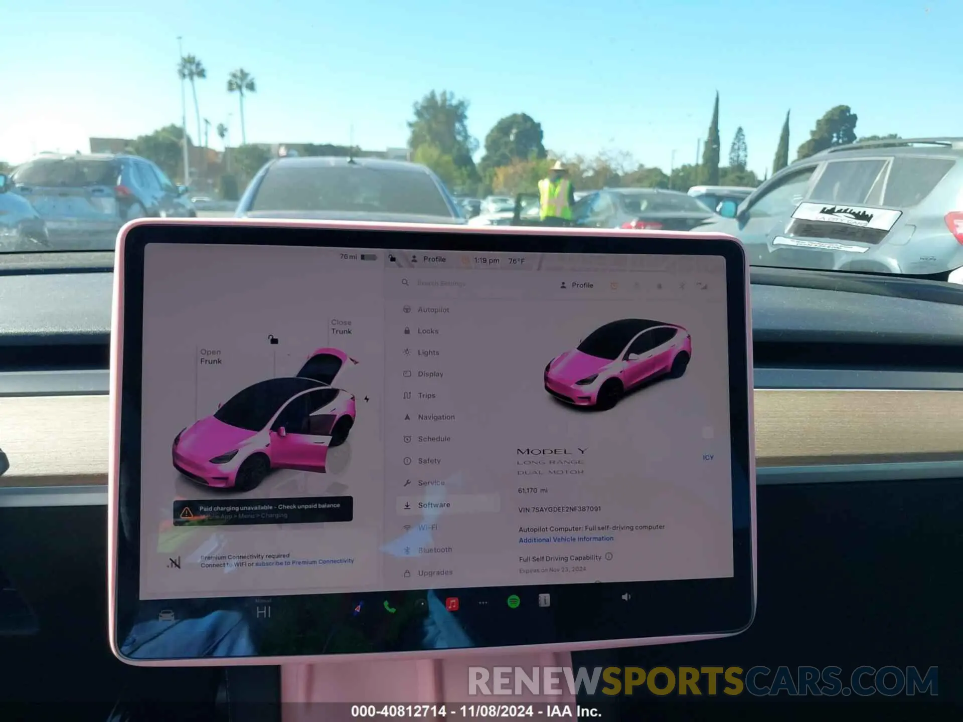 17 Photograph of a damaged car 7SAYGDEE2NF387091 TESLA MODEL Y 2022