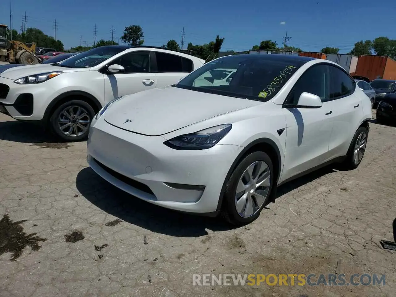 1 Photograph of a damaged car 7SAYGDEE2NF390993 TESLA MODEL Y 2022
