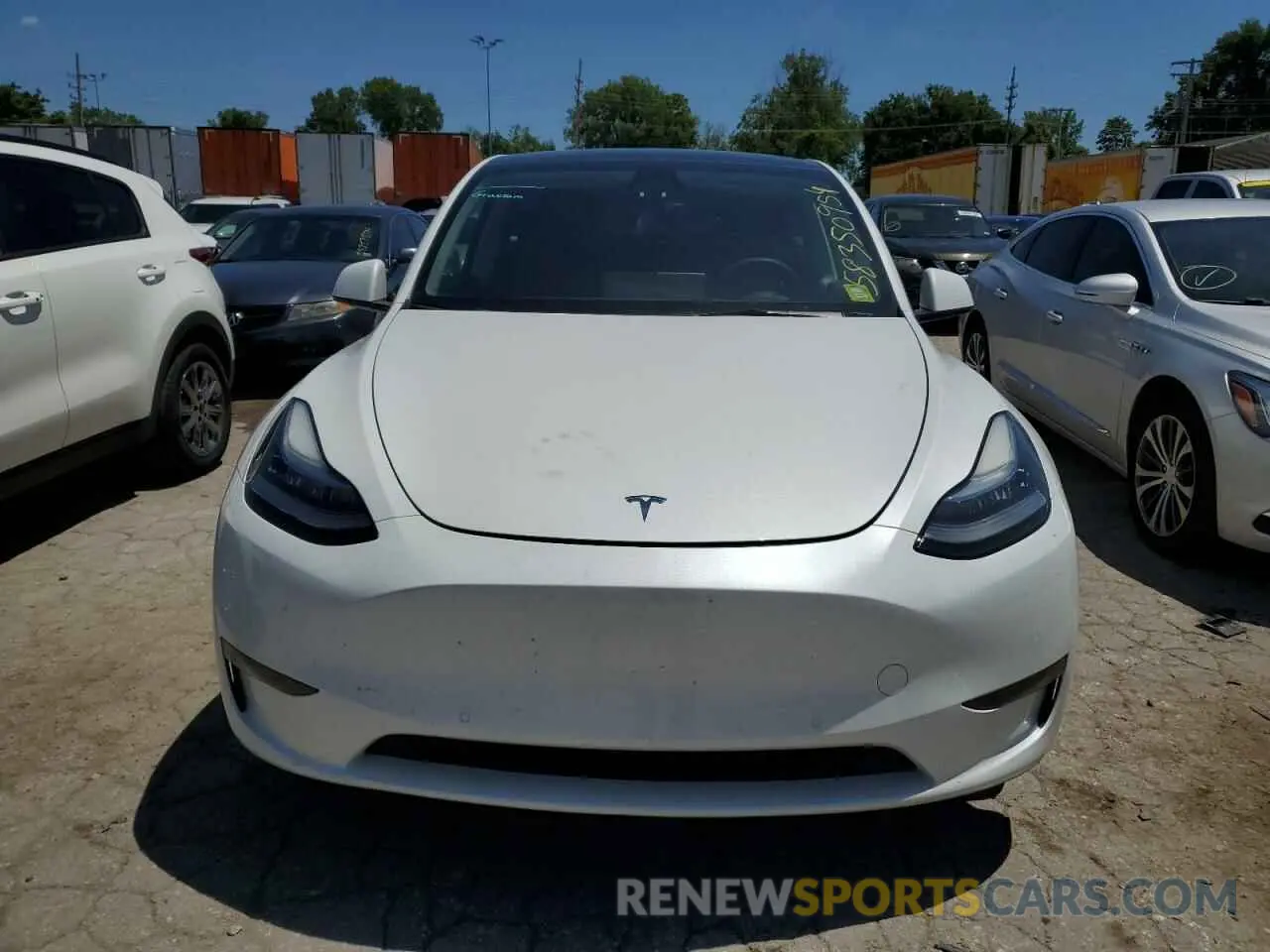 5 Photograph of a damaged car 7SAYGDEE2NF390993 TESLA MODEL Y 2022