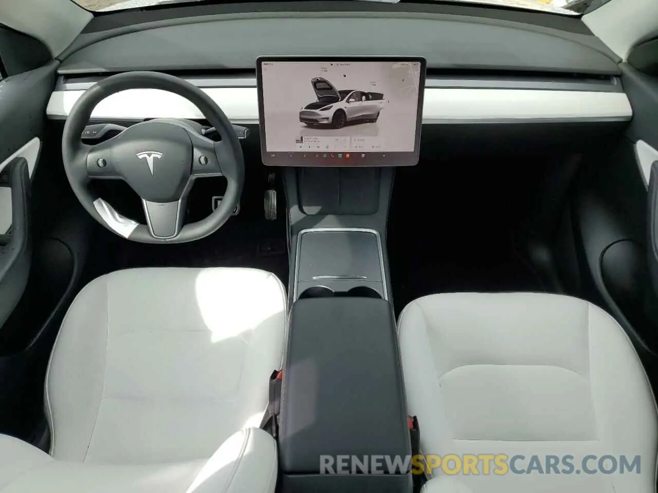 8 Photograph of a damaged car 7SAYGDEE2NF403385 TESLA MODEL Y 2022