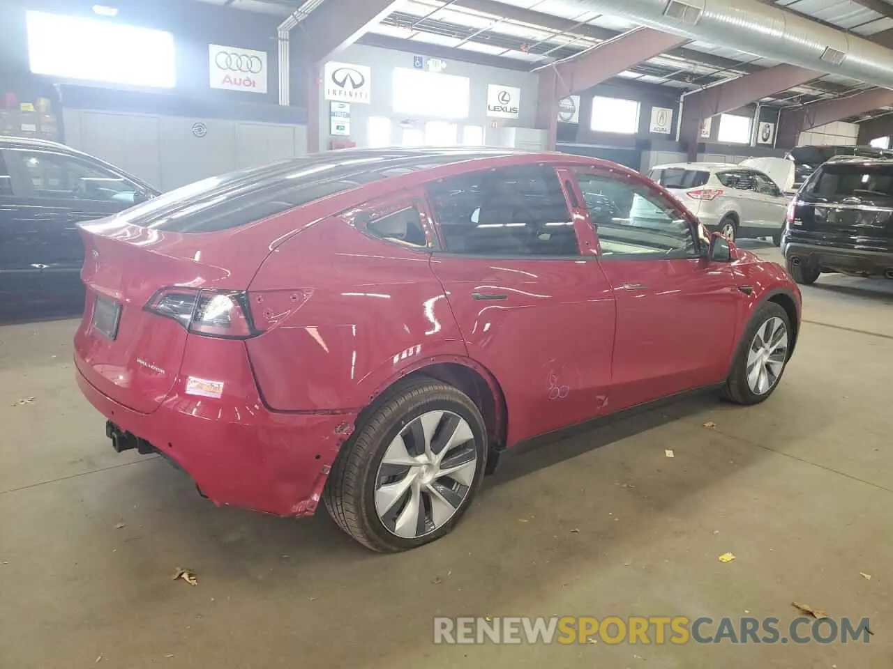 3 Photograph of a damaged car 7SAYGDEE2NF418937 TESLA MODEL Y 2022