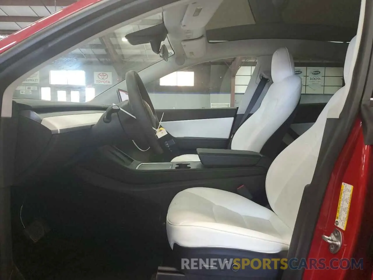 7 Photograph of a damaged car 7SAYGDEE2NF418937 TESLA MODEL Y 2022