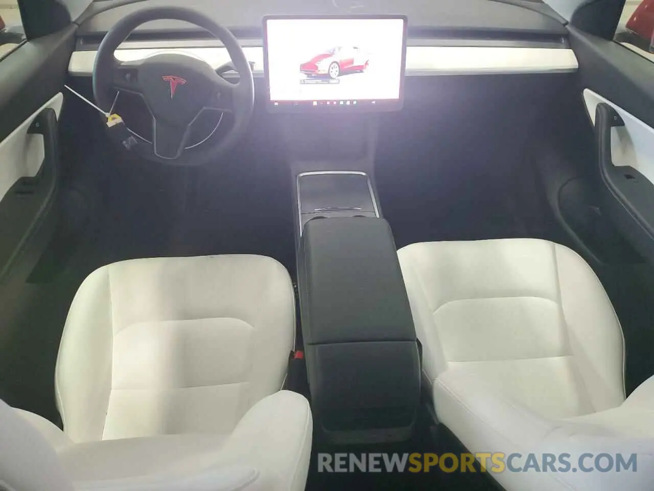 8 Photograph of a damaged car 7SAYGDEE2NF418937 TESLA MODEL Y 2022