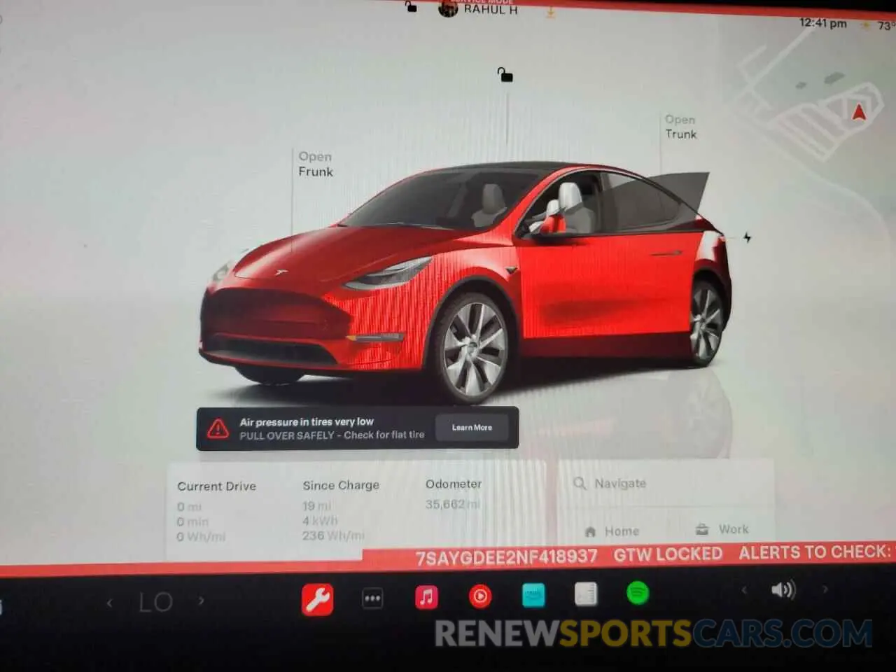 9 Photograph of a damaged car 7SAYGDEE2NF418937 TESLA MODEL Y 2022