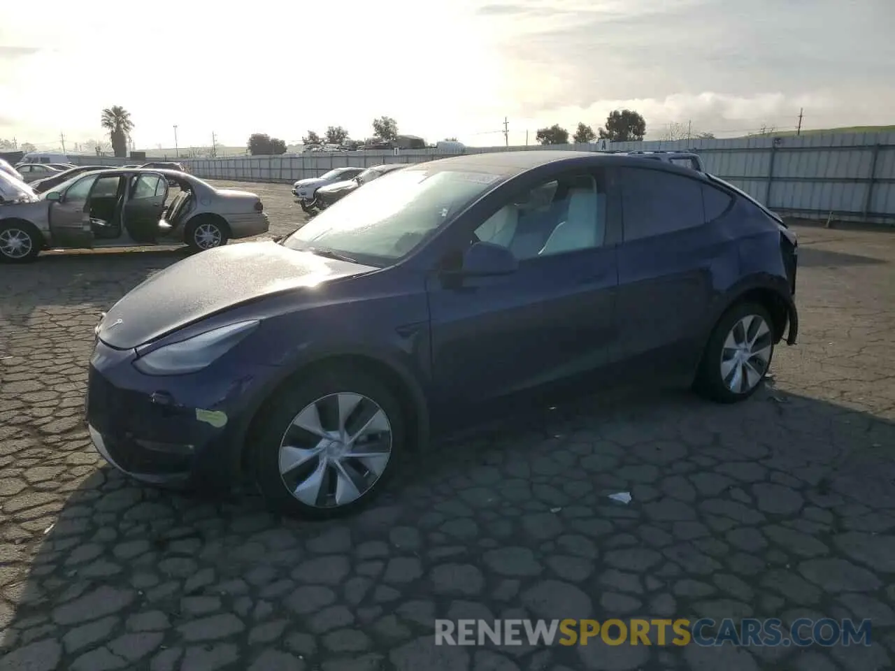 1 Photograph of a damaged car 7SAYGDEE2NF419229 TESLA MODEL Y 2022