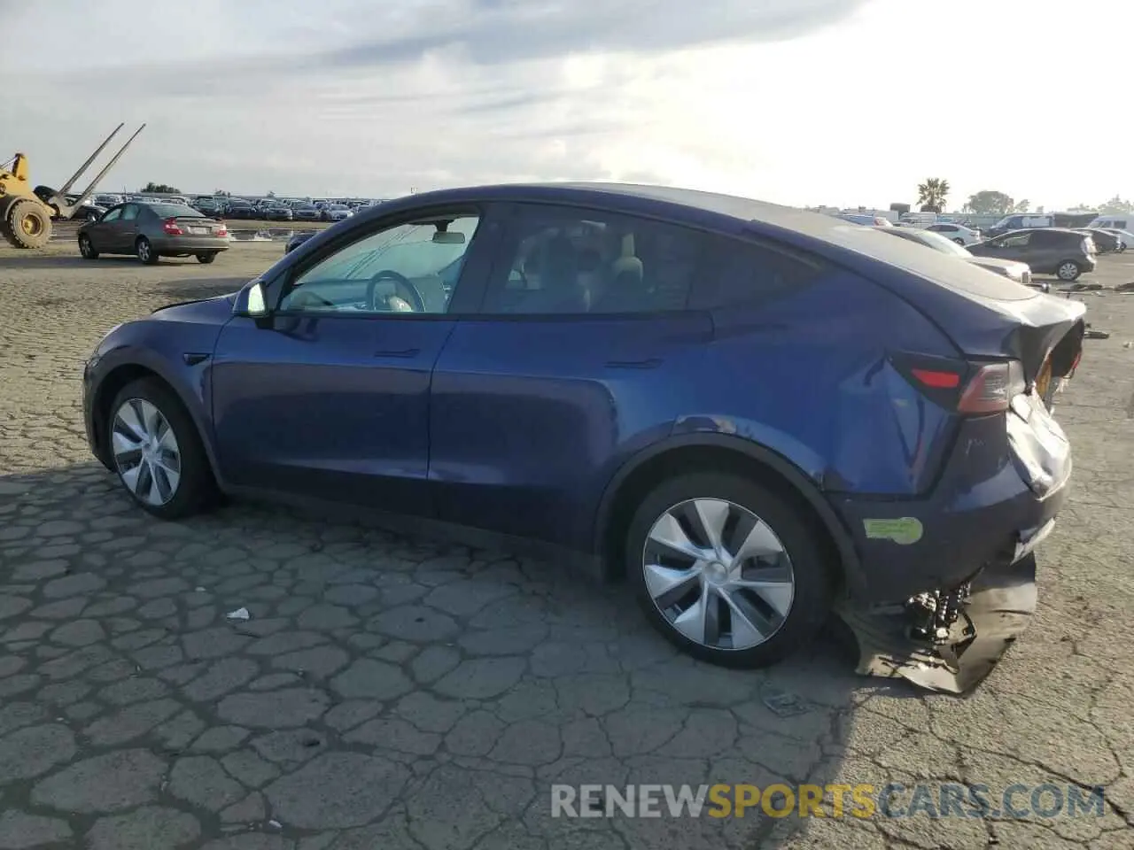 2 Photograph of a damaged car 7SAYGDEE2NF419229 TESLA MODEL Y 2022