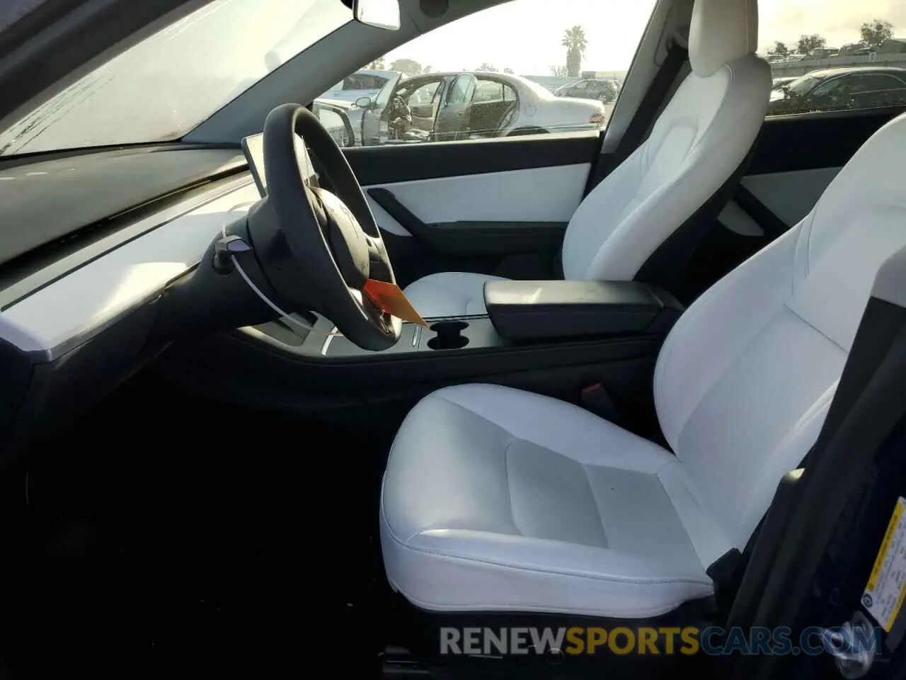 7 Photograph of a damaged car 7SAYGDEE2NF419229 TESLA MODEL Y 2022