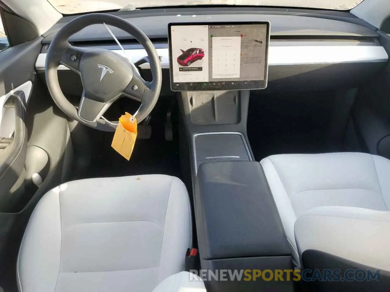 8 Photograph of a damaged car 7SAYGDEE2NF419229 TESLA MODEL Y 2022