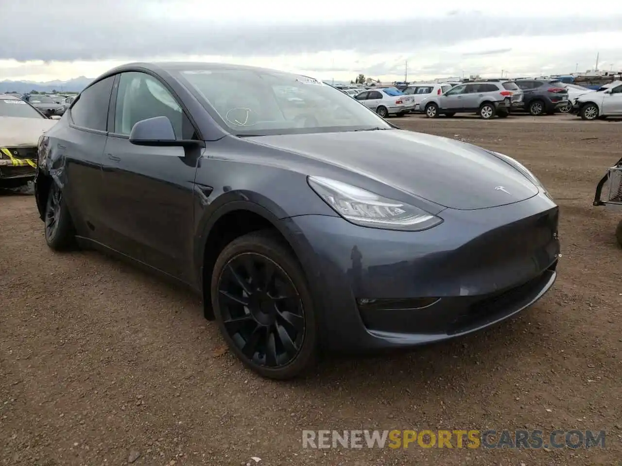 1 Photograph of a damaged car 7SAYGDEE2NF422826 TESLA MODEL Y 2022