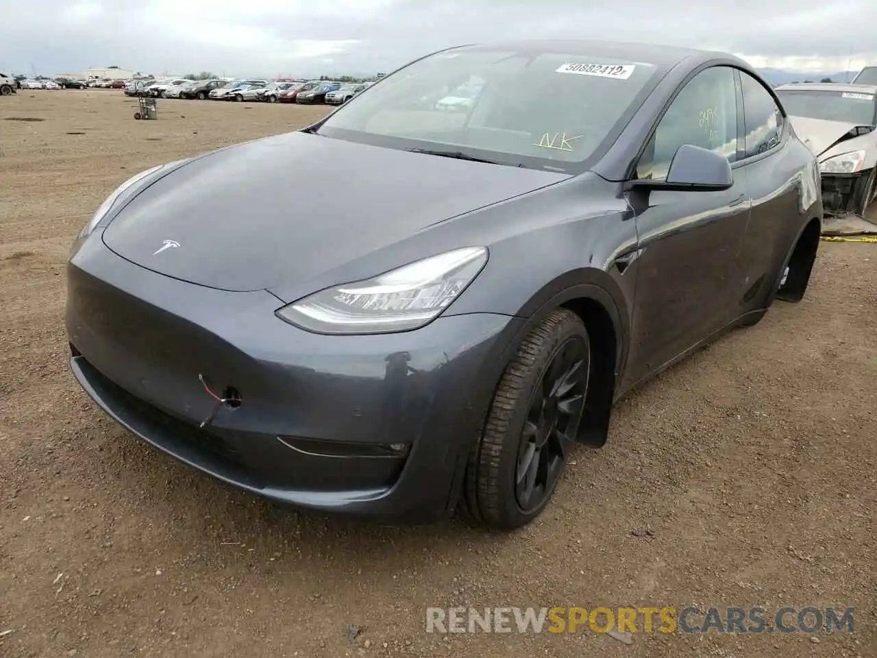 2 Photograph of a damaged car 7SAYGDEE2NF422826 TESLA MODEL Y 2022