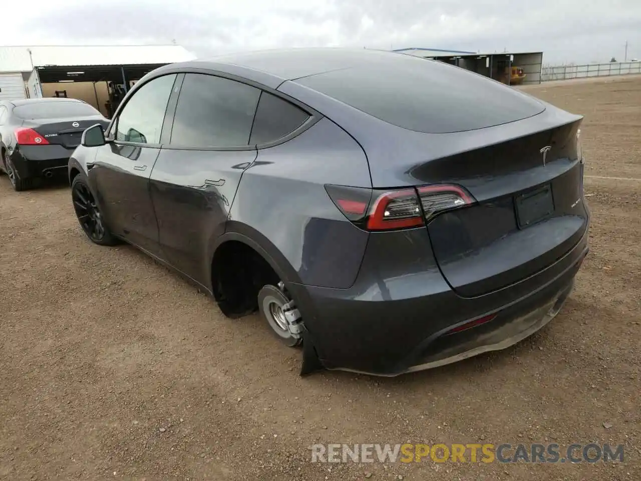 3 Photograph of a damaged car 7SAYGDEE2NF422826 TESLA MODEL Y 2022