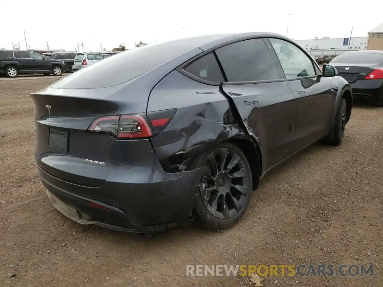 4 Photograph of a damaged car 7SAYGDEE2NF422826 TESLA MODEL Y 2022