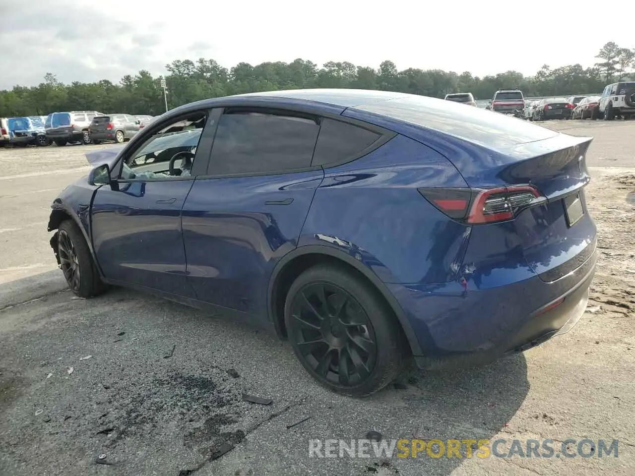 2 Photograph of a damaged car 7SAYGDEE2NF425192 TESLA MODEL Y 2022