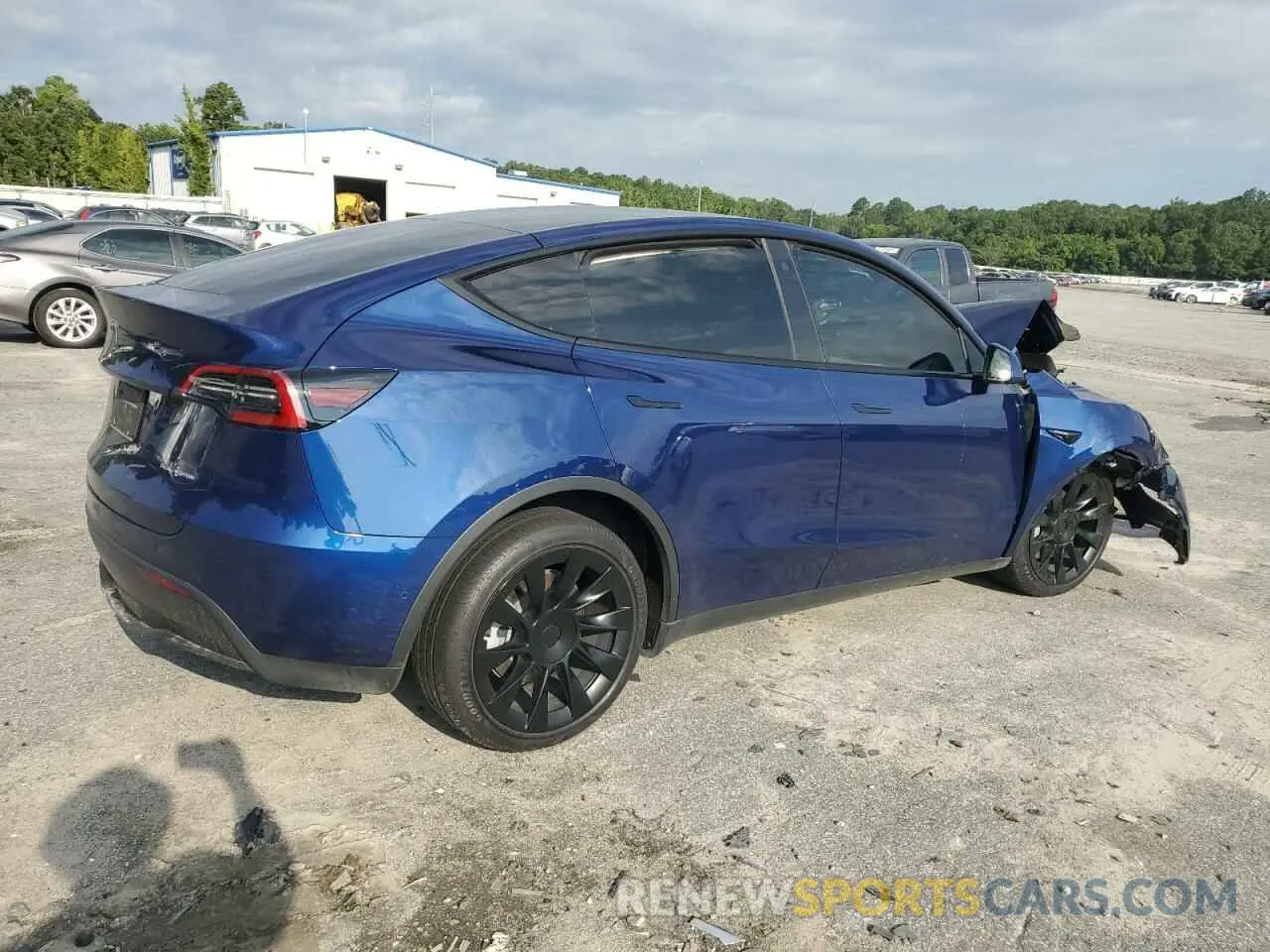 3 Photograph of a damaged car 7SAYGDEE2NF425192 TESLA MODEL Y 2022