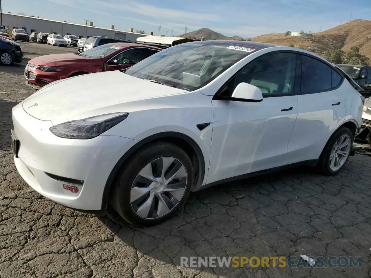 1 Photograph of a damaged car 7SAYGDEE2NF427024 TESLA MODEL Y 2022
