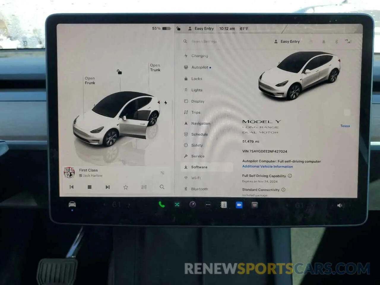9 Photograph of a damaged car 7SAYGDEE2NF427024 TESLA MODEL Y 2022