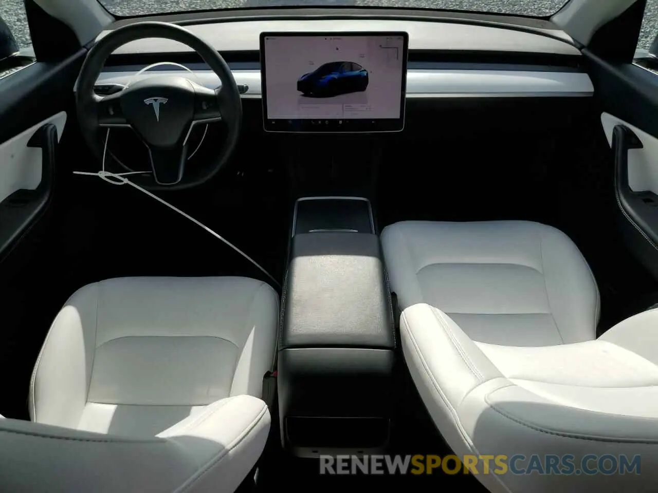 8 Photograph of a damaged car 7SAYGDEE2NF433907 TESLA MODEL Y 2022
