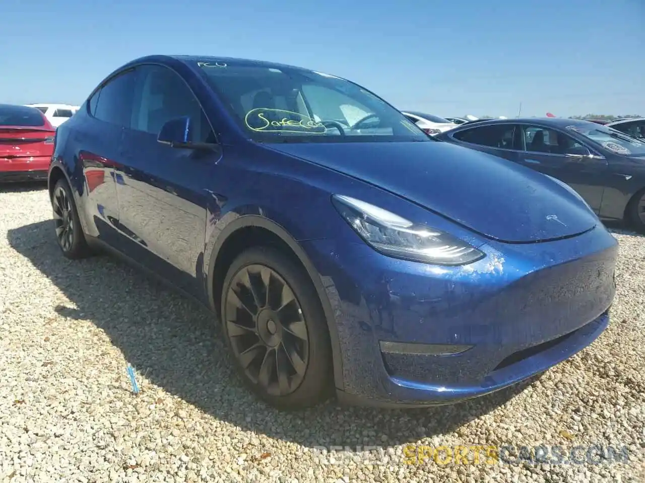 1 Photograph of a damaged car 7SAYGDEE2NF437276 TESLA MODEL Y 2022