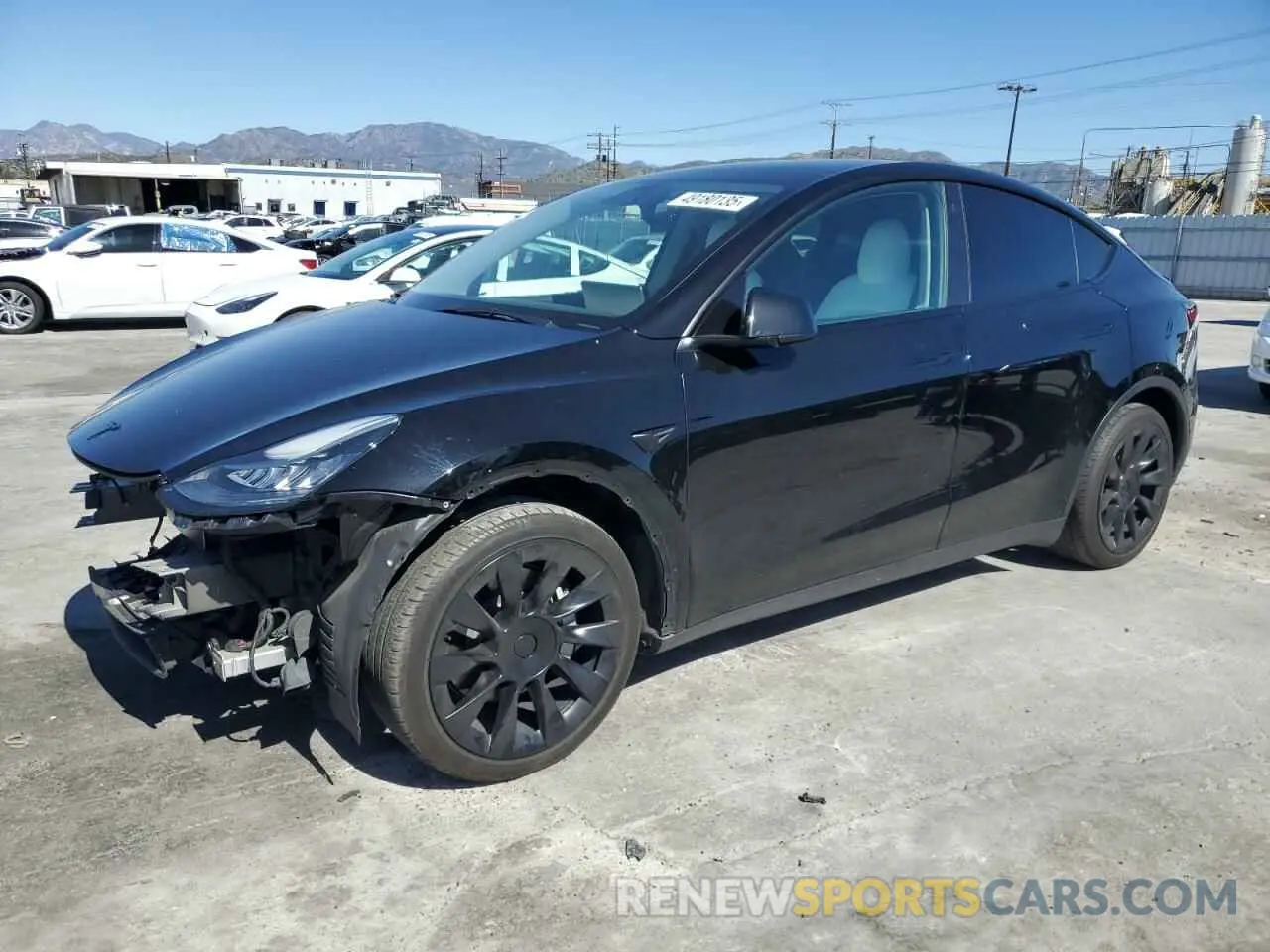 1 Photograph of a damaged car 7SAYGDEE2NF442073 TESLA MODEL Y 2022