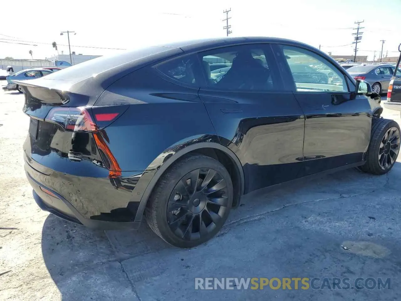3 Photograph of a damaged car 7SAYGDEE2NF442073 TESLA MODEL Y 2022
