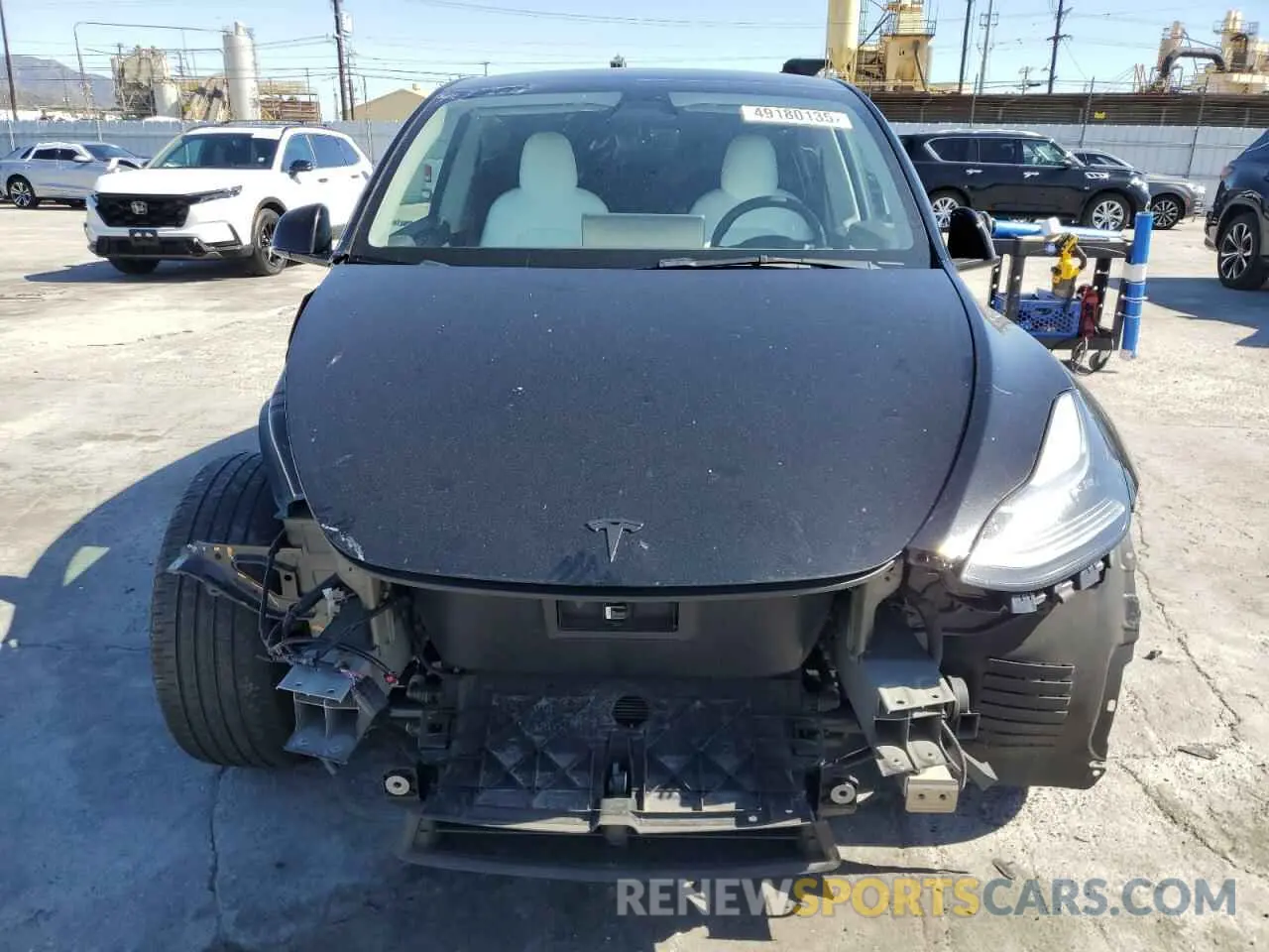 5 Photograph of a damaged car 7SAYGDEE2NF442073 TESLA MODEL Y 2022